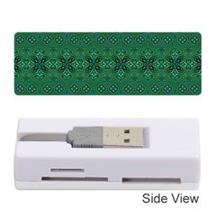 Boho Emerald Green And Blue  Memory Card Reader (stick) by SpinnyChairDesigns