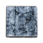 Faded Blue Texture Memory Card Reader (Square 5 Slot) Front