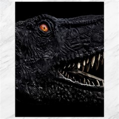 Trex Dinosaur Head Dark Poster Canvas 12  X 16  by dflcprintsclothing