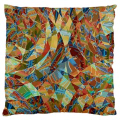 Boho Colorful Mosaic Standard Flano Cushion Case (two Sides) by SpinnyChairDesigns