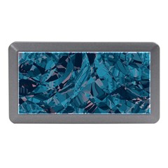 Boho Cerulean Blue Mosaic Memory Card Reader (mini) by SpinnyChairDesigns