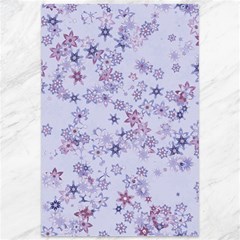 Pastel Purple Floral Pattern Canvas 12  X 18  by SpinnyChairDesigns