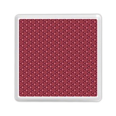 Boho Wine Floral Print Memory Card Reader (square) by SpinnyChairDesigns