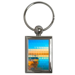 Mosaic  Key Chain (rectangle) by Sobalvarro