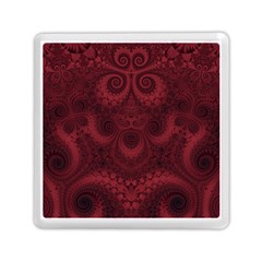 Burgundy Wine Swirls Memory Card Reader (square) by SpinnyChairDesigns