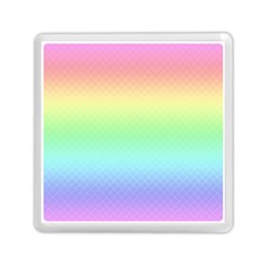 Pastel Rainbow Diamond Pattern Memory Card Reader (square) by SpinnyChairDesigns