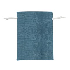 Turquoise Alligator Skin Lightweight Drawstring Pouch (s) by LoolyElzayat