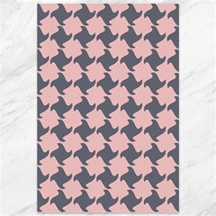 Retro Pink And Grey Pattern Canvas 12  X 18  by MooMoosMumma