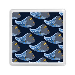 Queen Fish Doodle Art Memory Card Reader (square) by tmsartbazaar