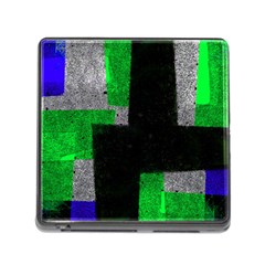 Abstract Tiles Memory Card Reader (square 5 Slot) by essentialimage