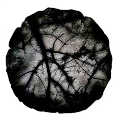 Closing In  Large 18  Premium Flano Round Cushions by MRNStudios