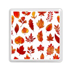 Autumn Pattern Memory Card Reader (square) by designsbymallika