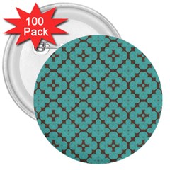 Tiles 3  Buttons (100 Pack)  by Sobalvarro