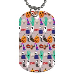 Halloween Dog Tag (two Sides)