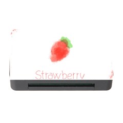 Strawbery Fruit Watercolor Painted Memory Card Reader With Cf by Mariart