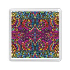 Colorful Boho Pattern Memory Card Reader (square) by designsbymallika
