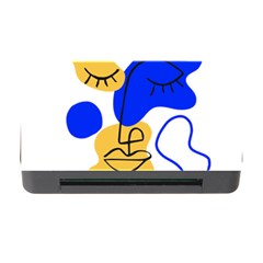 Evening Mood Face Drawing Memory Card Reader With Cf by ArtsyWishy