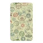 Beige Denim With Logos Memory Card Reader (Rectangular) Front