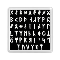Complete Dalecarlian Rune Set Inverted Memory Card Reader (square) by WetdryvacsLair