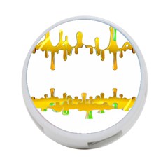 Dripping Paint In Wonderful Colors 4-port Usb Hub (two Sides) by pepitasart