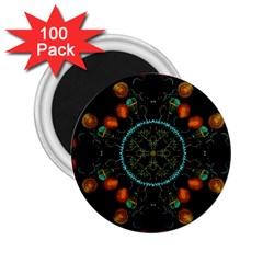 Mandala - 0006 - Floating Free 2 25  Magnets (100 Pack)  by WetdryvacsLair