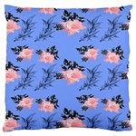 Flowers Pattern Large Cushion Case (Two Sides) Front