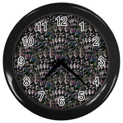 Stone Deco  Wall Clock (black) by MRNStudios