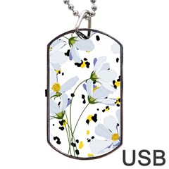 Tree Poppies  Dog Tag Usb Flash (one Side) by Sobalvarro