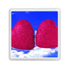 Two Hearts Memory Card Reader (square) by essentialimage