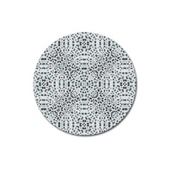 Dots Motif Geometric Print Design Magnet 3  (round) by dflcprintsclothing