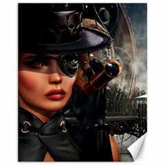 Steampunk Spy Lady Canvas 11  X 14  by 2853937