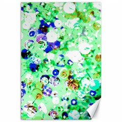 Summer Sequins Canvas 12  X 18  by essentialimage