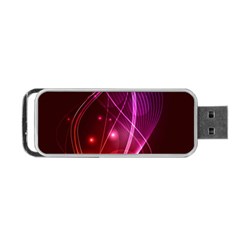  Colorful Arcs In Neon Light, Modern Graphic Art Portable Usb Flash (one Side)