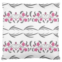 Folk Ornament Large Flano Cushion Case (two Sides) by Eskimos