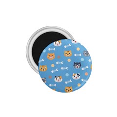 Cute Cat Pattern 1 75  Magnets by ExtraAwesomeSauce