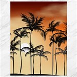 Sunset Palm Trees Beach Summer Canvas 36  x 48  35.26 x46.15  Canvas - 1