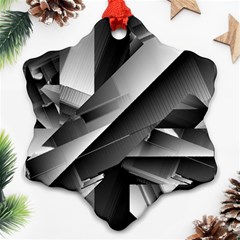 Harris Snowflake Ornament (two Sides) by MRNStudios