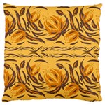 Folk flowers Large Cushion Case (One Side) Front
