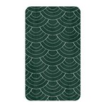 Green sashiko pattern Memory Card Reader (Rectangular) Front