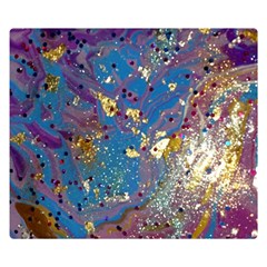 My Pour Cup Painting 7 1 Cbdoilprincess   Df5b0c77-5a26-49cd-826f-75cf5d9c0a00 Double Sided Flano Blanket (small)  by CBDOilPrincess1