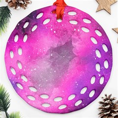 Purple Space Paint Ornament (round Filigree) by goljakoff