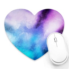 Metallic Paint Heart Mousepads by goljakoff