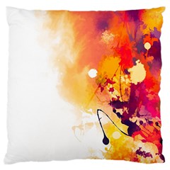 Autumn Paint Large Cushion Case (two Sides) by goljakoff