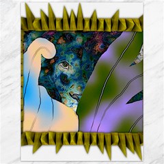 Jungle Lion Canvas 12  X 16  by LW41021