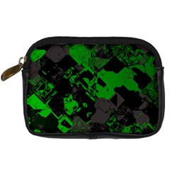 Cyber Camo Digital Camera Leather Case by MRNStudios