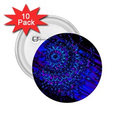 Uv Mandala 2 25  Buttons (10 Pack)  by MRNStudios