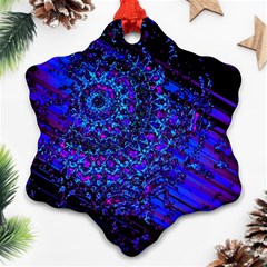 Uv Mandala Snowflake Ornament (two Sides) by MRNStudios
