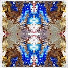Abstract Acrylic Pouring Art Canvas 12  X 12  by kaleidomarblingart