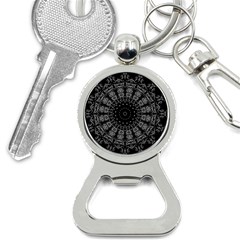 Gothic Mandala Bottle Opener Key Chain by MRNStudios