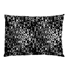 Black And White Modern Abstract Design Pillow Case by dflcprintsclothing